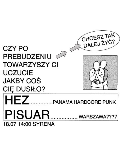 MATINEE PUNK GIG : HEZ + PISUAR + TBA // 18.07 at SYRENA