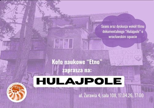 Spotkanie filmowe IEiAK UW - "Hulajpole"