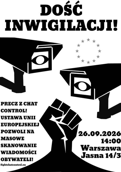 Dość Inwigilacji - Demonstrscja